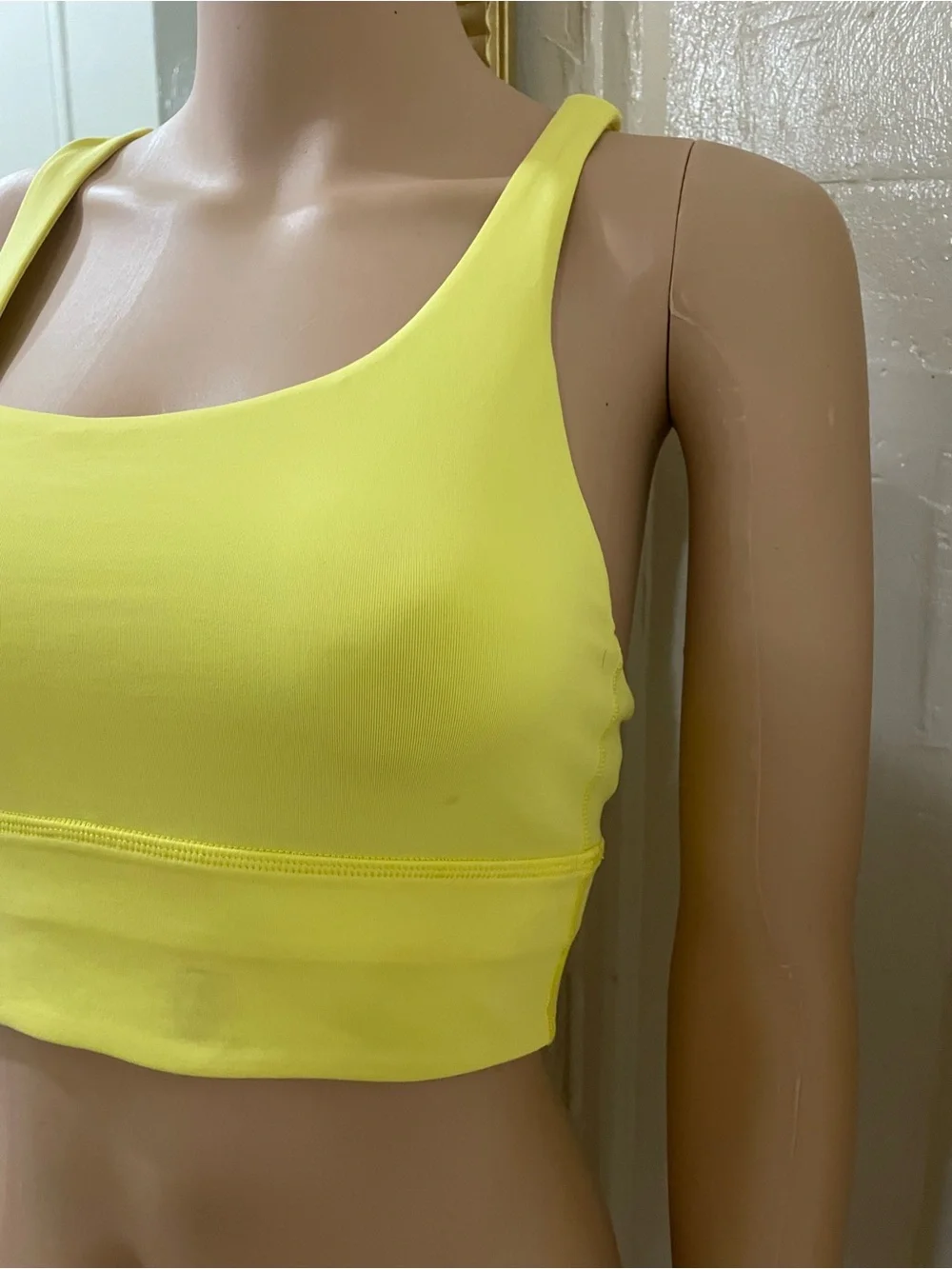 lululemon athletica Neon Yellow Sports Bra